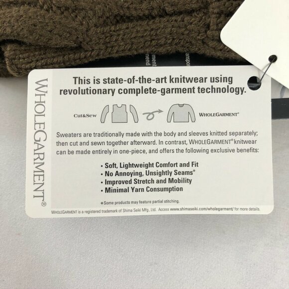 Outdoor Research San Juan Wrist Warmers Wool Blend Cable Knit Brown S/M - Picture 5 of 6